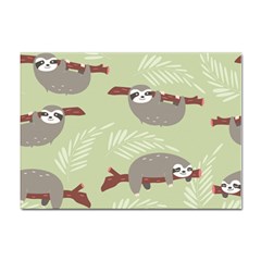 Sloths-pattern-design Sticker A4 (10 pack)