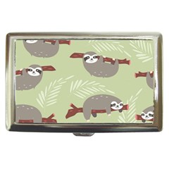 Sloths-pattern-design Cigarette Money Case