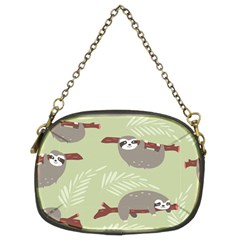 Sloths-pattern-design Chain Purse (two Sides) by Simbadda