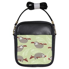 Sloths-pattern-design Girls Sling Bag by Simbadda