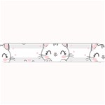 Cat-with-bow-pattern Small Bar Mat 24 x4  Bar Mat