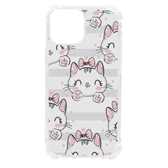 Cat-with-bow-pattern Iphone 13 Mini Tpu Uv Print Case