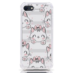 Cat-with-bow-pattern Iphone Se