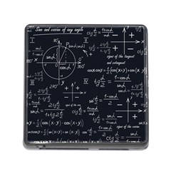 Mathematical-seamless-pattern-with-geometric-shapes-formulas Memory Card Reader (square 5 Slot) by Simbadda