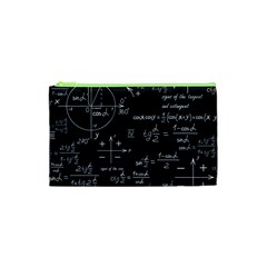 Mathematical-seamless-pattern-with-geometric-shapes-formulas Cosmetic Bag (xs) by Simbadda