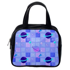 Seamless-pattern-pastel-galaxy-future Classic Handbag (one Side) by Simbadda