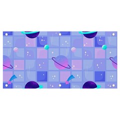 Seamless-pattern-pastel-galaxy-future Banner And Sign 4  X 2  by Simbadda