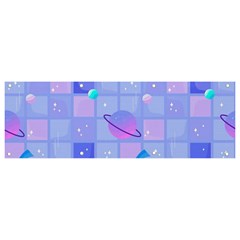 Seamless-pattern-pastel-galaxy-future Banner And Sign 9  X 3 