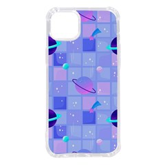 Seamless-pattern-pastel-galaxy-future Iphone 14 Plus Tpu Uv Print Case by Simbadda