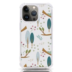 Pattern-sloth-woodland Iphone 13 Pro Tpu Uv Print Case by Simbadda