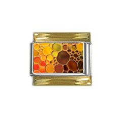 Abstract Oil Painting Gold Trim Italian Charm (9mm) by Excel