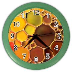 Abstract Oil Painting Color Wall Clock