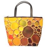 Abstract Oil Painting Bucket Bag Front