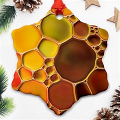 Abstract Oil Painting Ornament (snowflake)