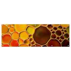 Abstract Oil Painting Banner And Sign 12  X 4  by Excel