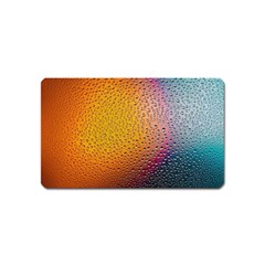 Rain Drop Abstract Design Magnet (name Card) by Excel