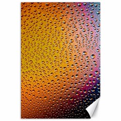 Rain Drop Abstract Design Canvas 12  X 18  by Excel