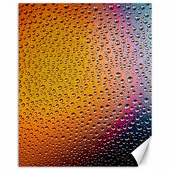 Rain Drop Abstract Design Canvas 11  X 14  by Excel