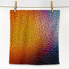 Rain Drop Abstract Design Face Towel