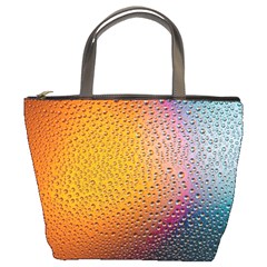 Rain Drop Abstract Design Bucket Bag by Excel