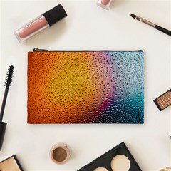 Rain Drop Abstract Design Cosmetic Bag (medium) by Excel