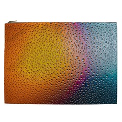 Rain Drop Abstract Design Cosmetic Bag (xxl) by Excel