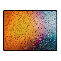 Rain Drop Abstract Design Two Sides Fleece Blanket (small) by Excel