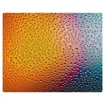 Rain Drop Abstract Design Two Sides Premium Plush Fleece Blanket (Medium) 60 x50  Blanket Front