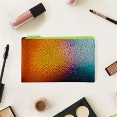 Rain Drop Abstract Design Cosmetic Bag (xs) by Excel