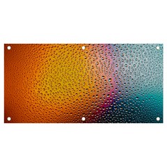 Rain Drop Abstract Design Banner And Sign 4  X 2  by Excel