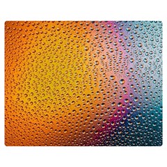 Rain Drop Abstract Design Premium Plush Fleece Blanket (medium) by Excel