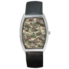 Camouflage Design Barrel Style Metal Watch by Excel