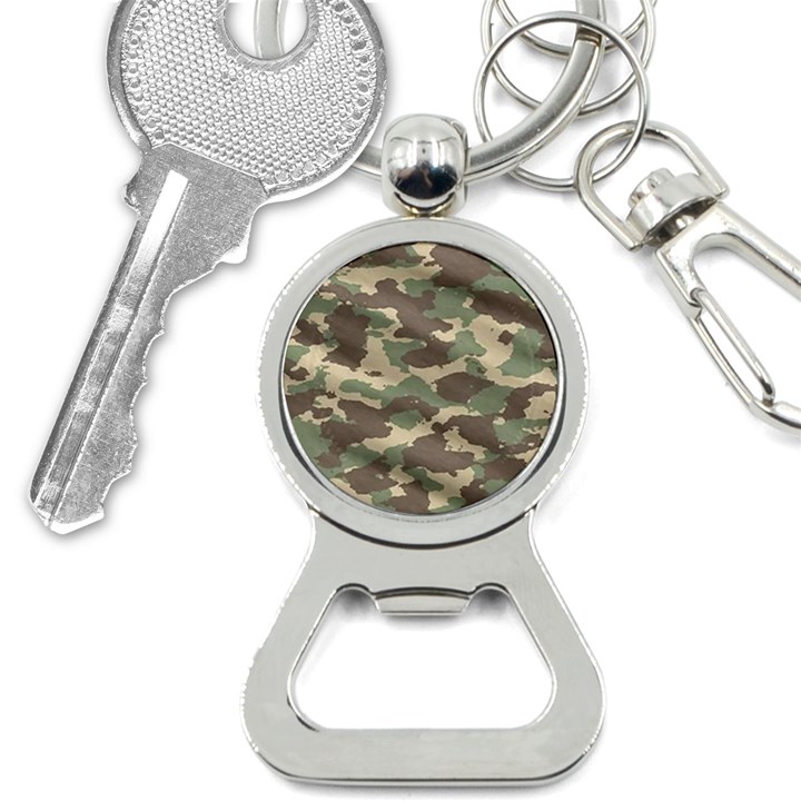 Camouflage Design Bottle Opener Key Chain