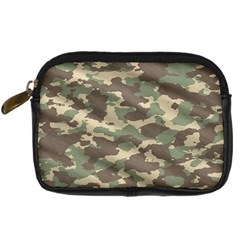 Camouflage Design Digital Camera Leather Case by Excel