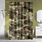 Camouflage Design Shower Curtain 48  x 72  (Small)  Curtain(48  X 72 )