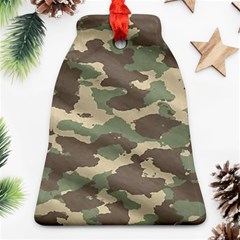 Camouflage Design Bell Ornament (two Sides)