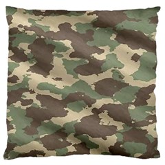 Camouflage Design Large Cushion Case (two Sides) by Excel