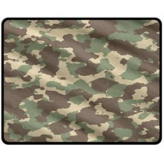 Camouflage Design Two Sides Fleece Blanket (medium) by Excel