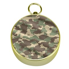 Camouflage Design Gold Compasses