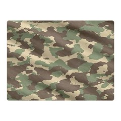 Camouflage Design Two Sides Premium Plush Fleece Blanket (mini) by Excel