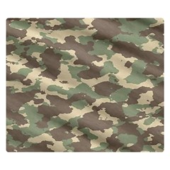 Camouflage Design Two Sides Premium Plush Fleece Blanket (small) by Excel