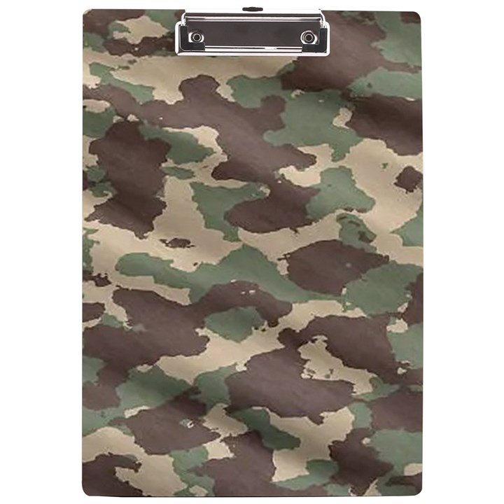 Camouflage Design A4 Acrylic Clipboard