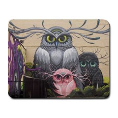 Graffiti Owl Design Small Mousepad