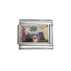 Graffiti Owl Design Italian Charm (9mm) by Excel