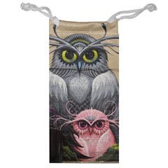 Graffiti Owl Design Jewelry Bag by Excel