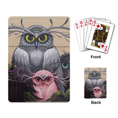 Graffiti Owl Design Playing Cards Single Design (rectangle)