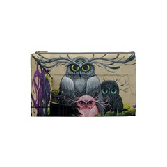 Graffiti Owl Design Cosmetic Bag (small) by Excel