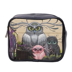 Graffiti Owl Design Mini Toiletries Bag (two Sides) by Excel