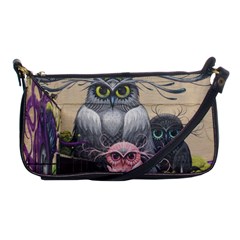 Graffiti Owl Design Shoulder Clutch Bag by Excel