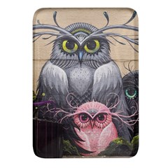 Graffiti Owl Design Rectangular Glass Fridge Magnet (4 Pack) by Excel